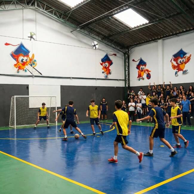 Campeonato de Futsal e Queimada